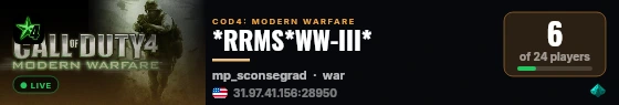 *RRMS*WW-III* live status badge