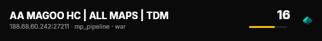 AA MAGOO HC | ALL MAPS | TDM live status badge