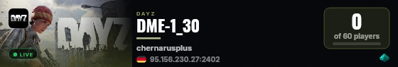 DME-1_30 live status badge