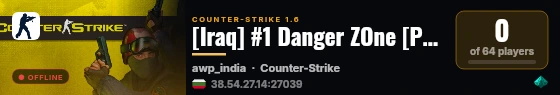 [Iraq] #1 Danger ZOne [PUB] (BOMB) #1 live status badge