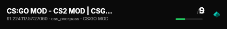 CS:GO MOD - CS2 MOD | CSGO GameFuture.pl | Skiny | Klany | Operacje | Skrzynie | Klucze | Rangi | Leczenie | Jackpot | FREE VIP | VIP/SVIP | StatTrak | Eventy live status badge