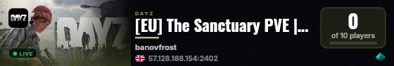 [EU] The Sanctuary PVE | Banovfrost Test live status badge