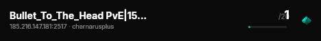 Bullet_To_The_Head PvE|150KSt|Zombies+|Animals+|Loot+|Traders live status badge