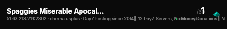 Spaggies Miserable Apocalypse - Hosted by Jack live status badge