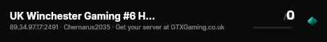 UK Winchester Gaming #6 Hardcore PVE live status badge