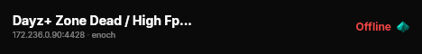 Dayz+ Zone Dead / High Fps / Events / High Loot #2 live status badge