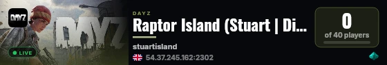 Raptor Island (Stuart | Dinos | Hardcore | Quest | 1PP) live status badge