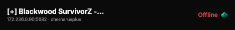 [+] Blackwood SurvivorZ - PvP High FPS Events #4 live status badge