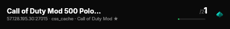 Call of Duty Mod 500 Polowania UNIKAT @ Cs-StaraSzkola.pl ★ live status badge