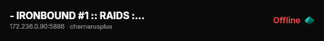 - IRONBOUND #1 :: RAIDS :: HIGH FPS :: PVPVE #2 live status badge