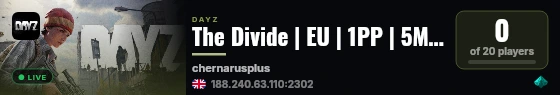 The Divide | EU | 1PP | 5MAN | KOTH | TRADER | DRUGS live status badge