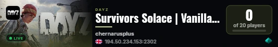 Survivors Solace | Vanilla+|1PP|PvP|Helis|BBP|No Raid|No Trader live status badge