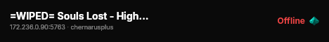 =WIPED= Souls Lost - High FPS - PvE - Solo Play #4 live status badge
