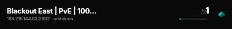 Blackout East | PvE | 100K | Quest | 3D Print | Crypto | Shine live status badge