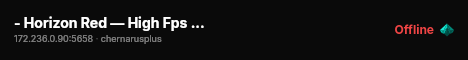 - Horizon Red — High Fps — Pvp — Quests & Loot # live status badge