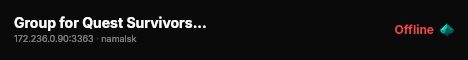 Group for Quest Survivors on Namalsk :: Anti-cheat #3 live status badge