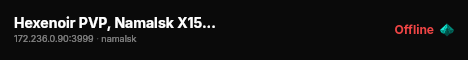 Hexenoir PVP, Namalsk X15 / Trader - Heli - Custom Loot #2 live status badge
