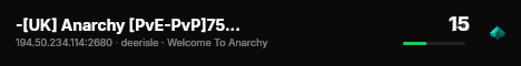 -[UK] Anarchy [PvE-PvP]75k|DINO'S|DNA|AirDrops live status badge