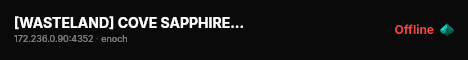 [WASTELAND] COVE SAPPHIRE | PVP | RAIDS | SURVIVAL #2 live status badge