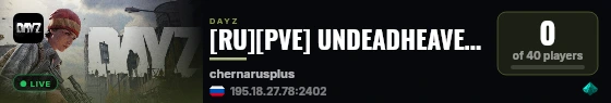 [RU][PVE] UNDEADHEAVEN SURVIVAL [test] live status badge