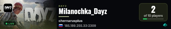 Milanochka_Dayz live status badge