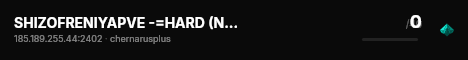 SHIZOFRENIYAPVE -=HARD (NO)=- (SeasonPass,QUESTS,LOOT++) live status badge
