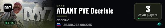 ATLANT PVE DeerIsle live status badge