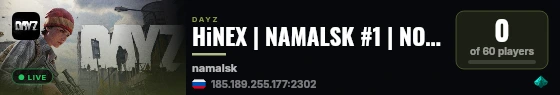 HiNEX | NAMALSK #1 | NO LIMIT live status badge