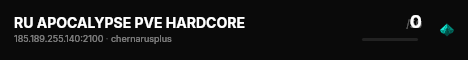RU APOCALYPSE PVE HARDCORE live status badge