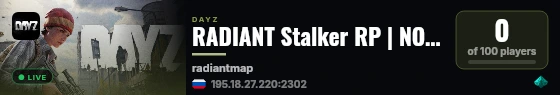 RADIANT Stalker RP | NO WHITELIST https://discord.gg/3b6bb545SF live status badge