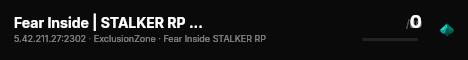 Fear Inside | STALKER RP | AoD live status badge