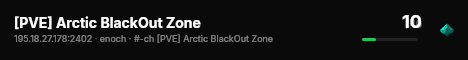 [PVE] Arctic BlackOut Zone live status badge