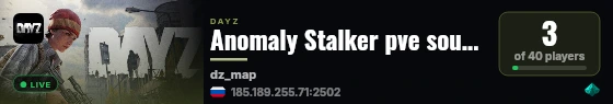 Anomaly Stalker pve source live status badge