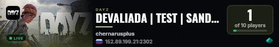 DEVALIADA | TEST | SANDBOX live status badge