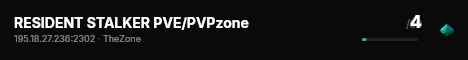 RESIDENT STALKER PVE/PVPzone live status badge