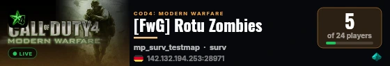 [FwG] Rotu Zombies live status badge