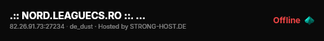 .:: NORD.LEAGUECS.RO ::. #SERVER CLASSIC live status badge
