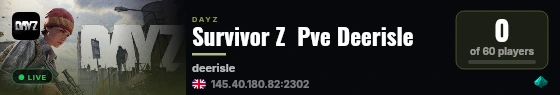 Survivor Z  Pve Deerisle live status badge
