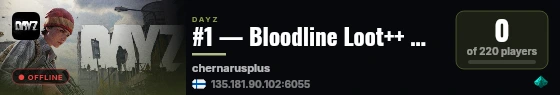 #1 — Bloodline Loot++ — Pvp — Cherno #3 live status badge