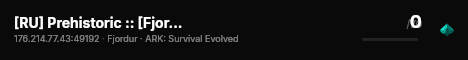 [RU] Prehistoric :: [Fjordur] PVE - (v358.24) live status badge