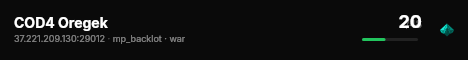COD4 Oregek live status badge