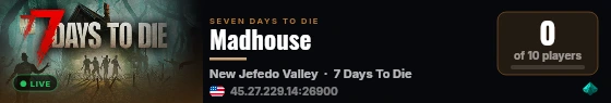 Madhouse live status badge