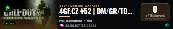 4GF.CZ #52 | DM/GR/TDM | sHC | Cracked live status badge