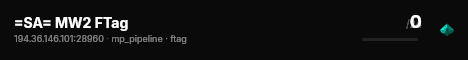 =SA= MW2 FTag live status badge