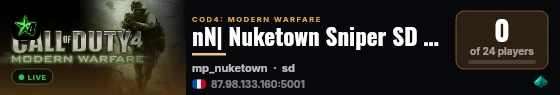 nN| Nuketown Sniper SD | www.noname.zone live status badge