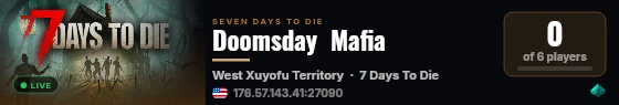 Doomsday  Mafia live status badge