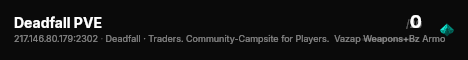 Deadfall PVE live status badge