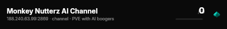 Monkey Nutterz AI Channel live status badge