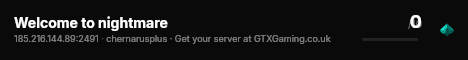 Welcome to nightmare live status badge