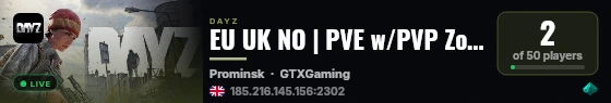 EU UK NO | PVE w/PVP Zones | Traders | Helis & Cars | Airdrop live status badge